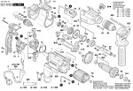Bosch 3 601 A9C 771 GSB 21-2 RCT Percussion Drill 230 V / GB Spare Parts GSB21-2RCT